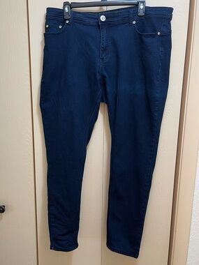 Dkin Jeans Skinny Women's size 16W Dark Wash Blue Denim jeans
